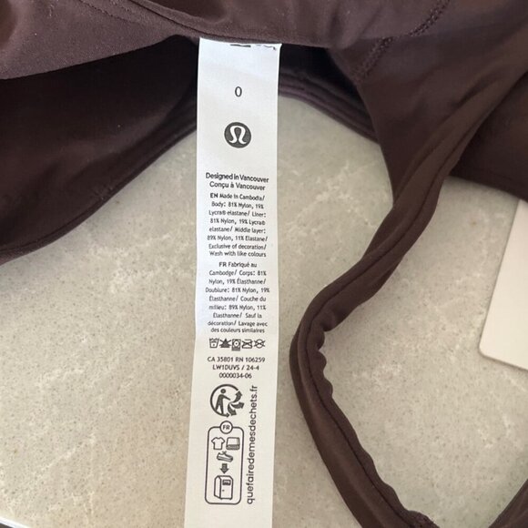 Lululemon NWT Align Tank Top Espresso - Picture 10 of 11